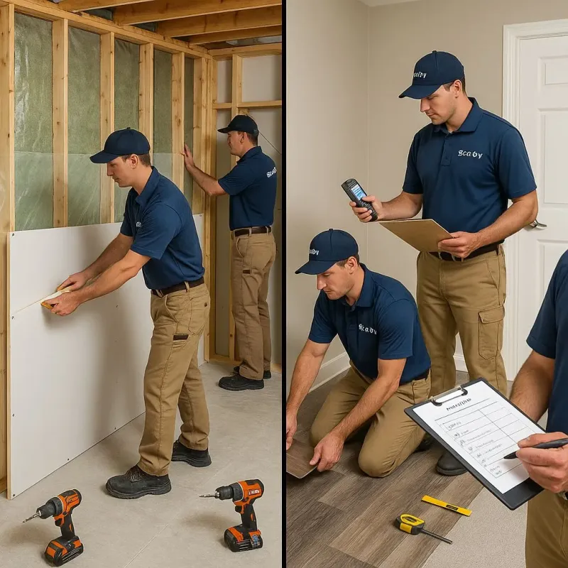 Repairs and Reconstruction process in Mansfield City, CT
